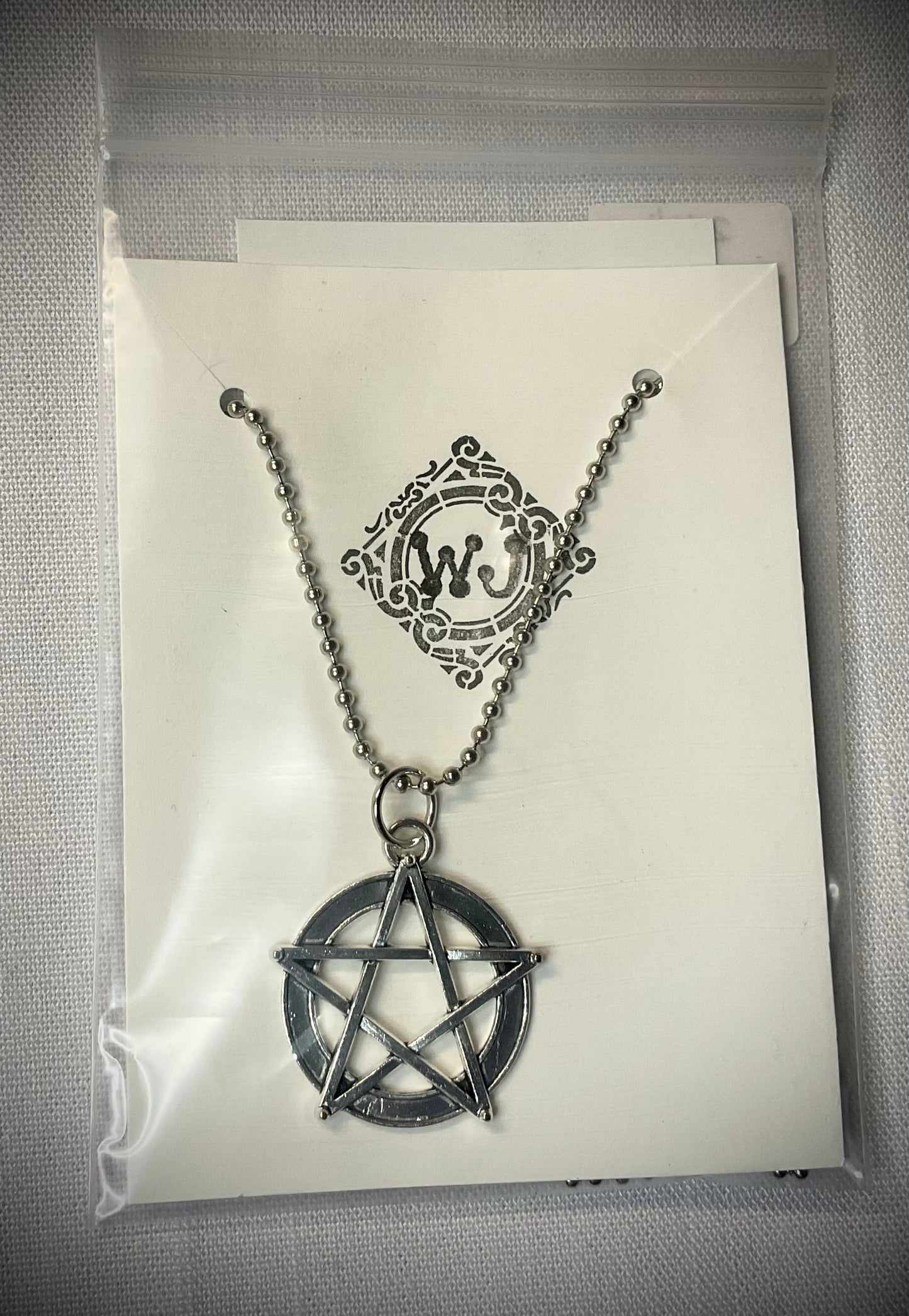 Pentagram Pentacle Charm Necklace