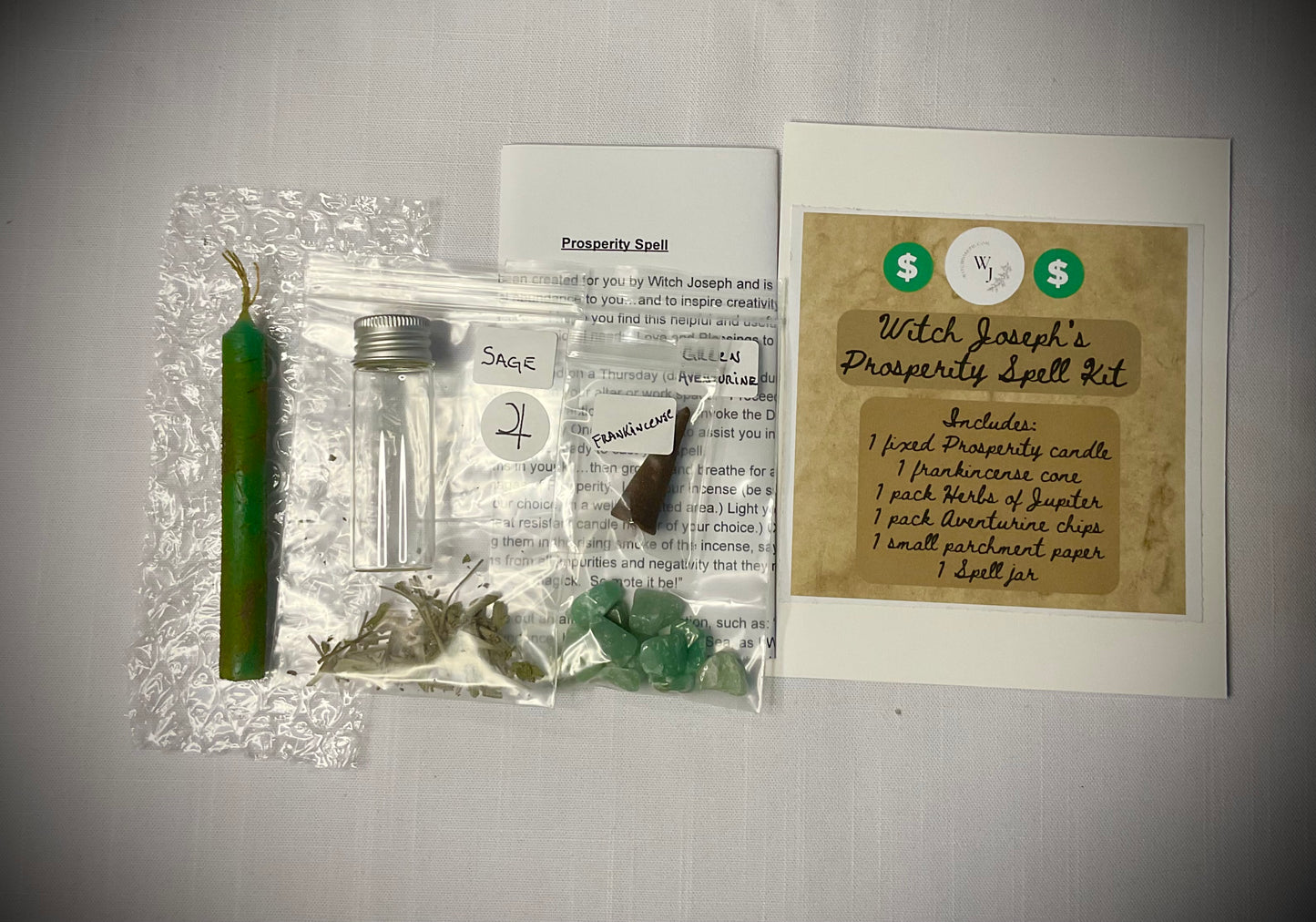 Prosperity Spell Kit