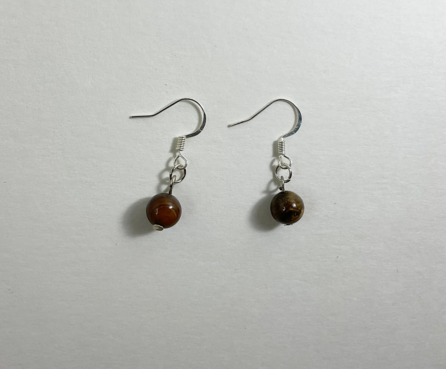 Tigers Eye Dangle Earrings