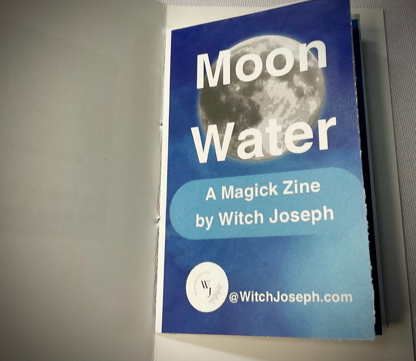 Moon Water Zine by Witch Joseph