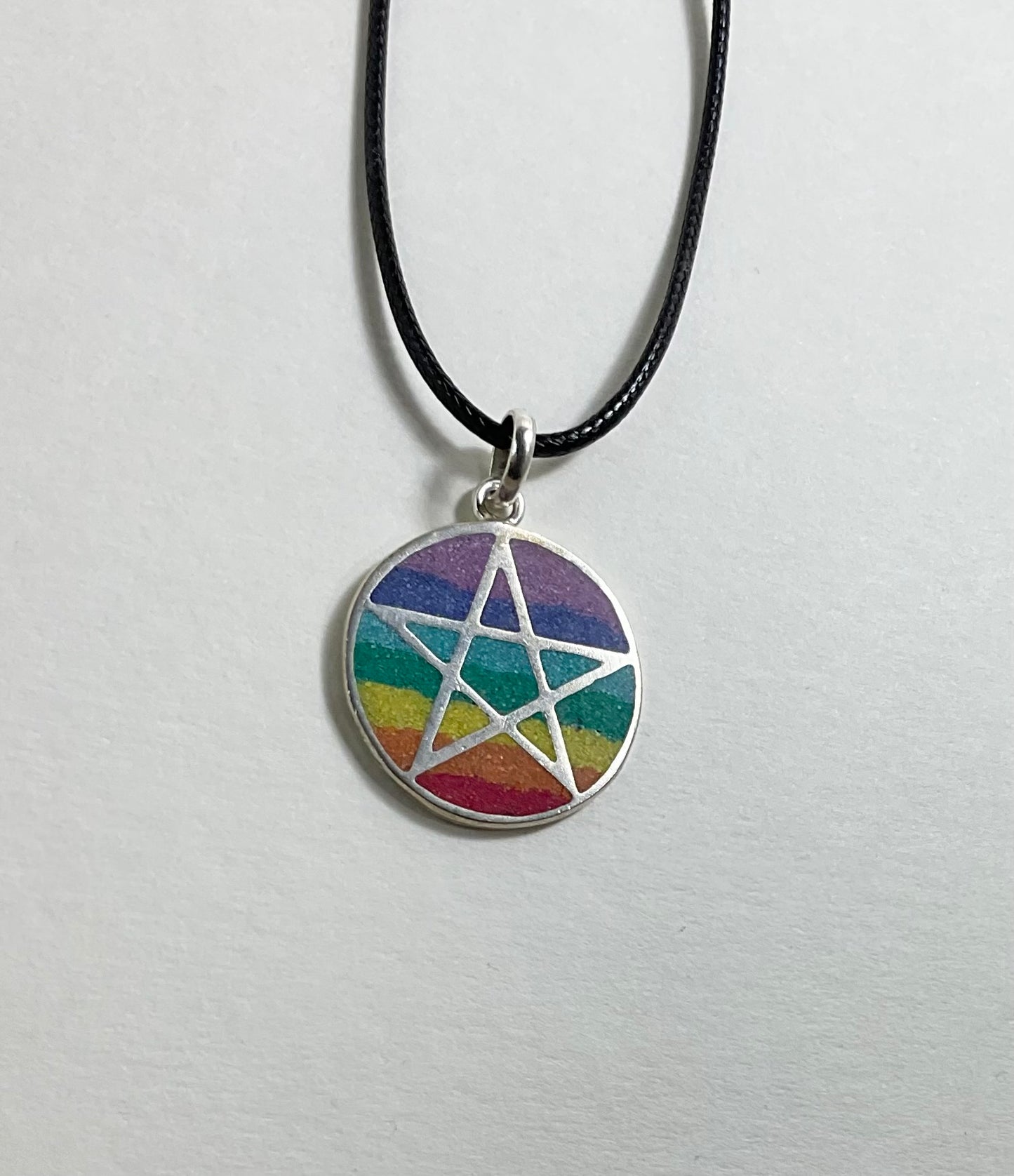 Rainbow Pride Pentacle