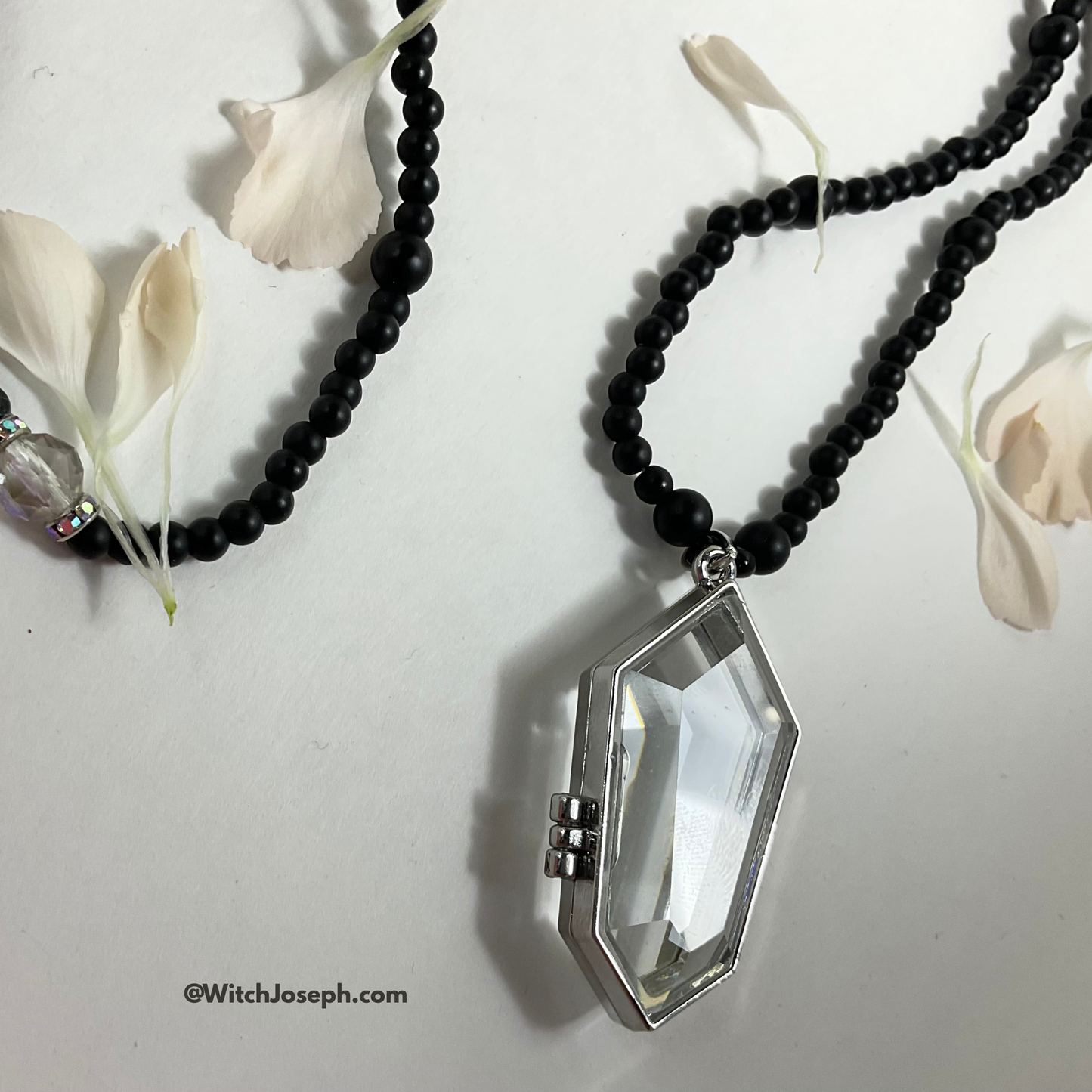 New Age Crystal Cut Glass Locket