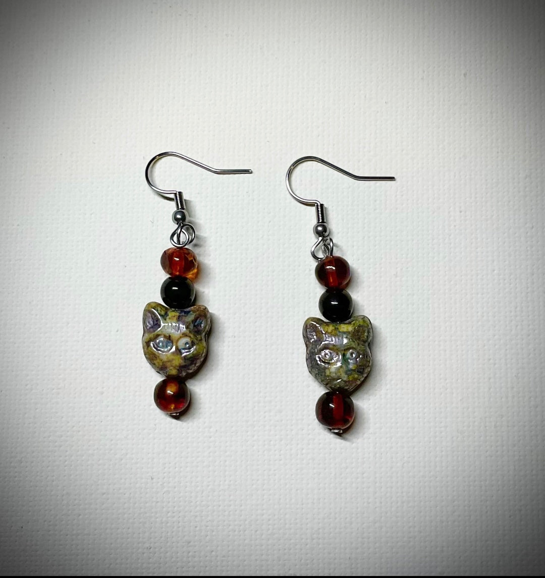 Bastet Earrings