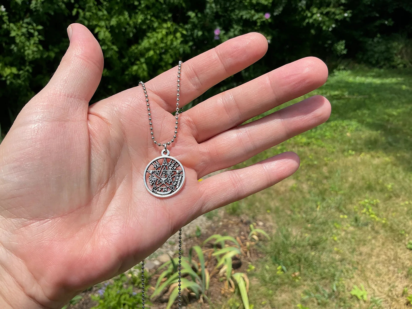 Tetragrammaton Pentacle Charm