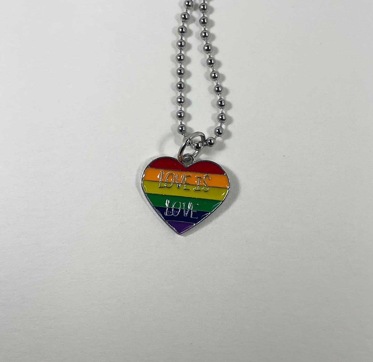 Love is Love Heart Charm