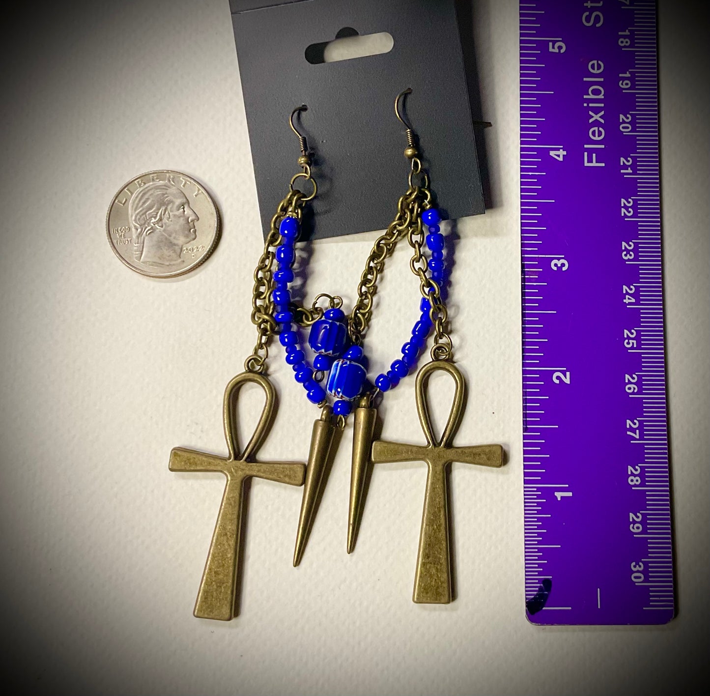 Kemetic Ankh Earrings