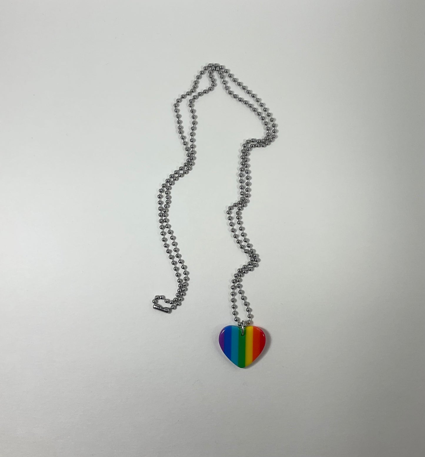 Rainbow Heart Charm