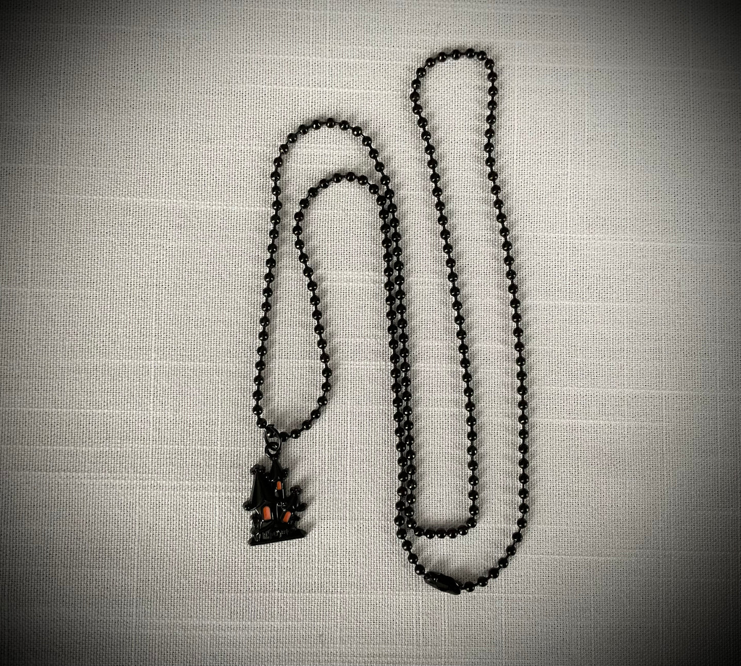 Haunted House Charm Necklace