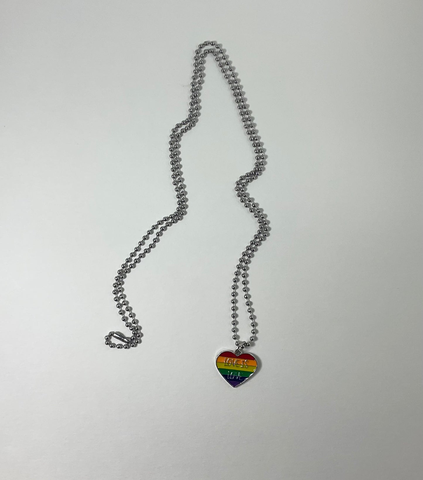 Love is Love Heart Charm