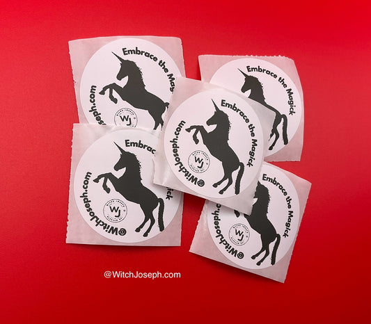Witch Joseph Unicorn Sticker Pack