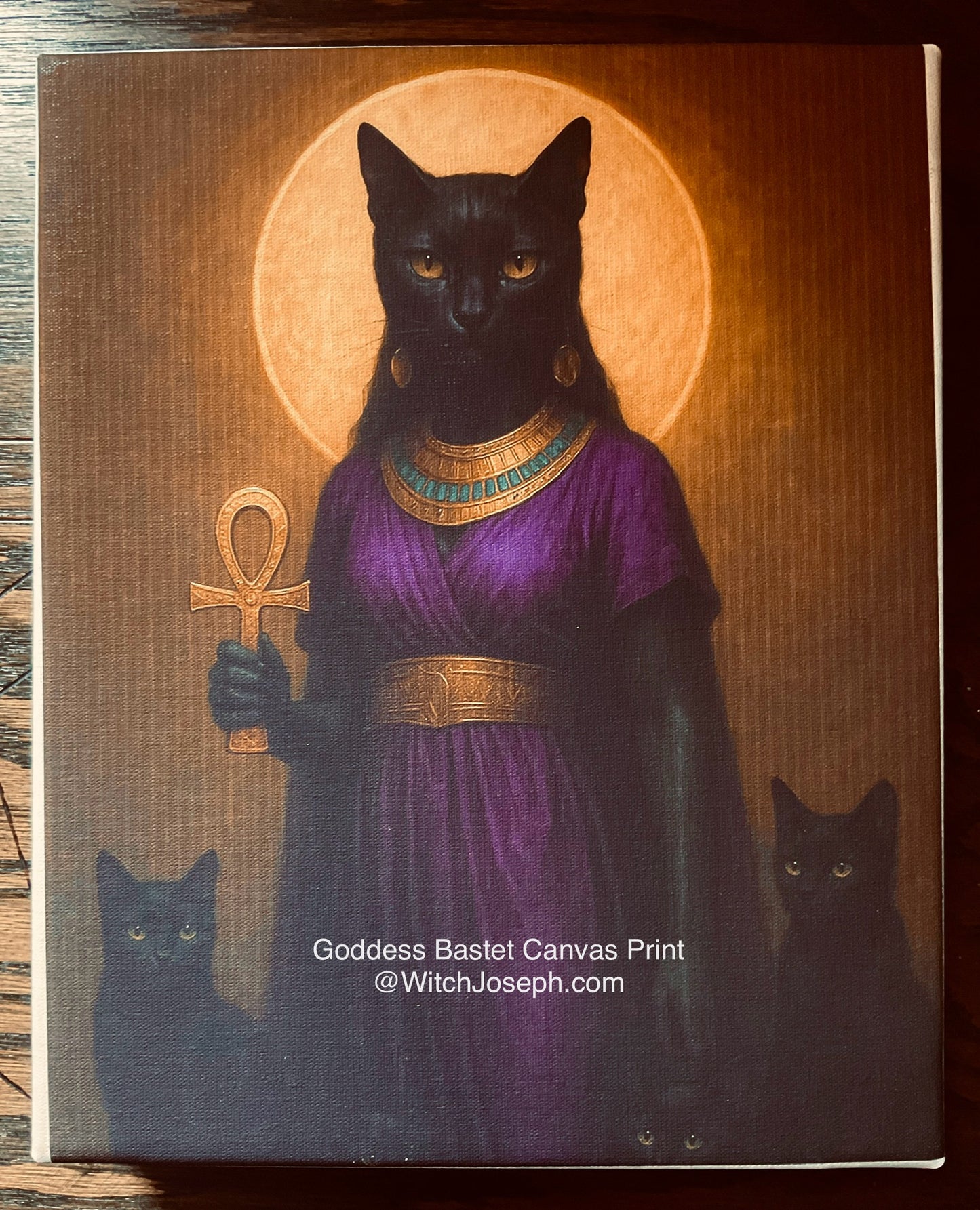 Goddess Bastet Canvas Print