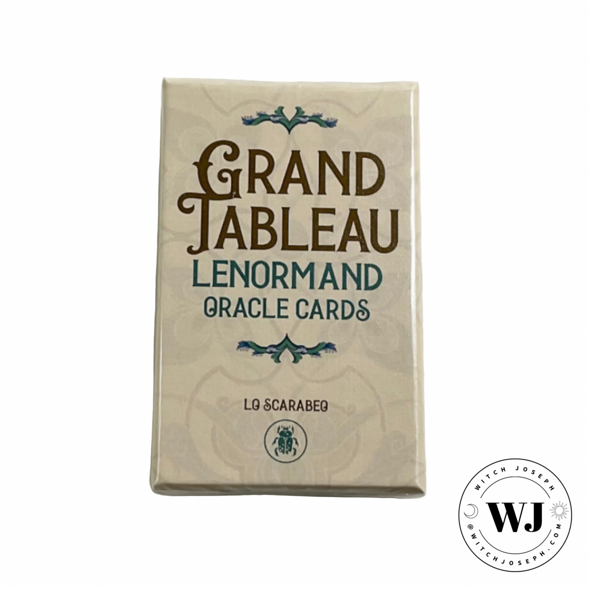 Box of Grand Tableau Lenormand Oracle Cards on a white background