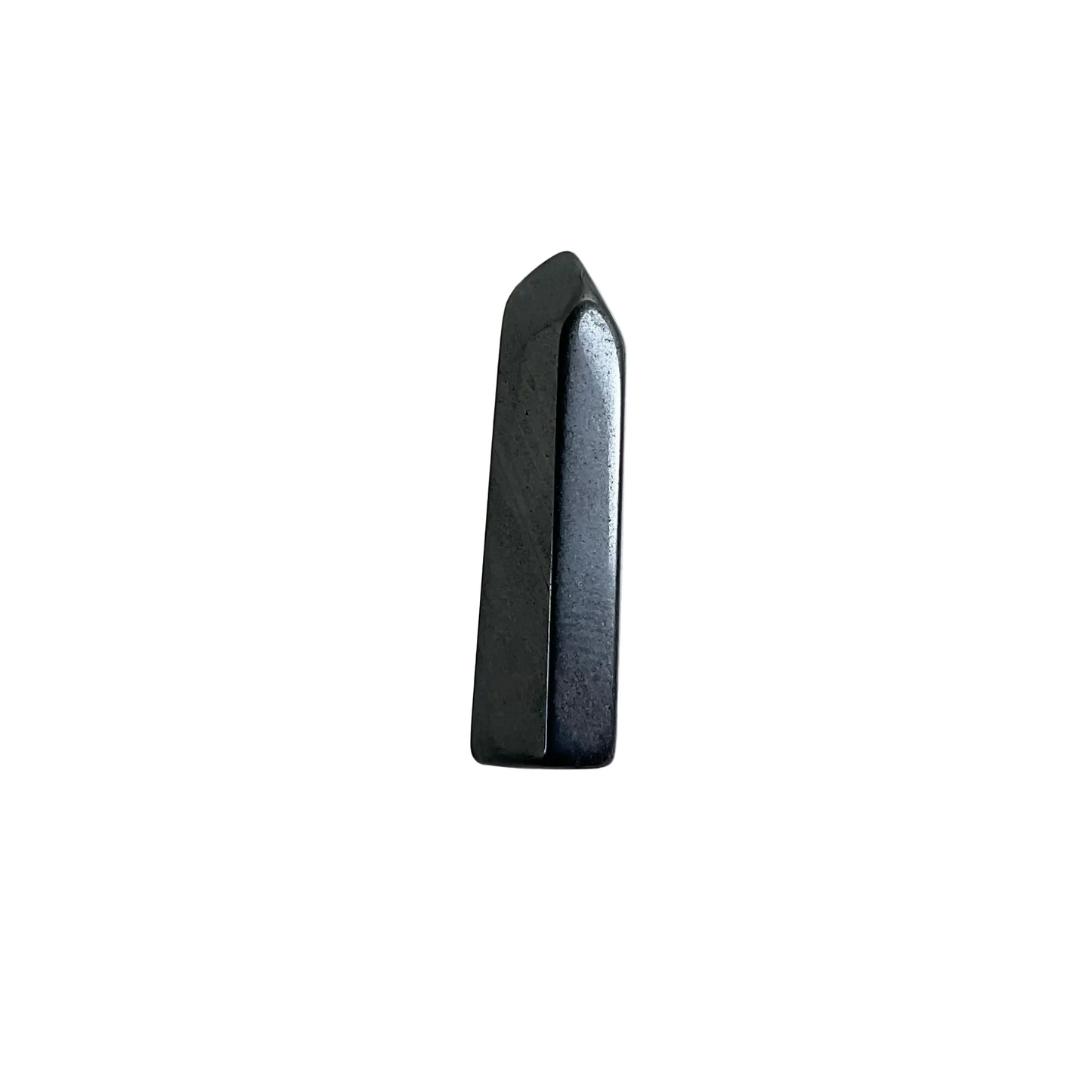 Hematite stone on a white background