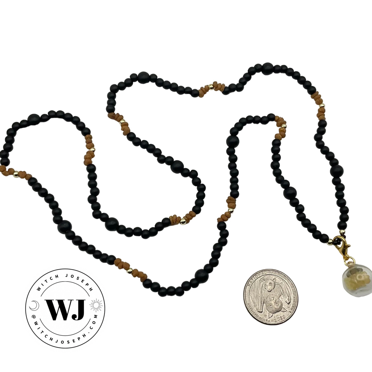 three kings necklace shown on a white background with the Witch Joseph logo
