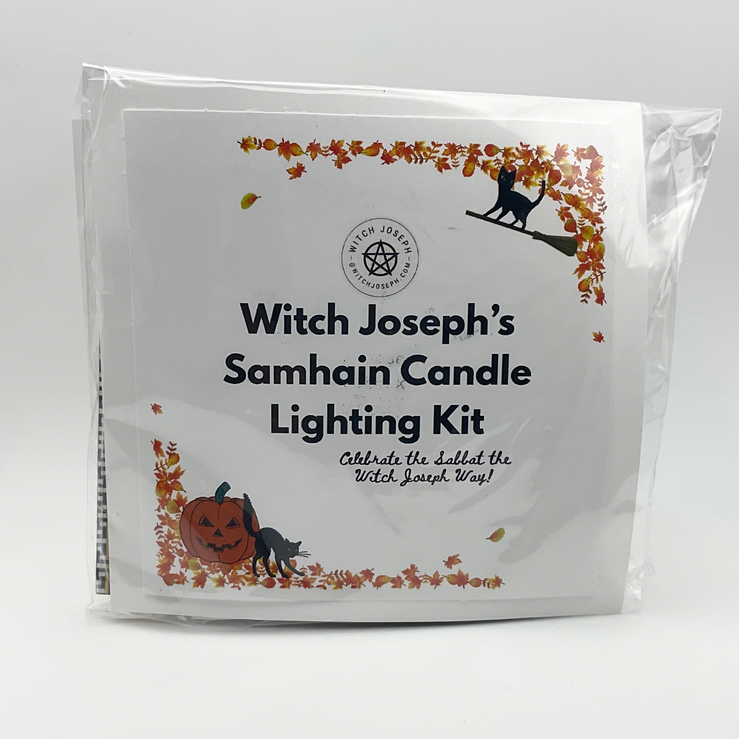 Witch Joseph Samhain Candle Lighting Kit packaged and shown from the front against a white background.