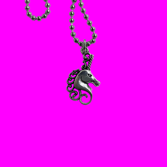 Unicorn Bust Charm