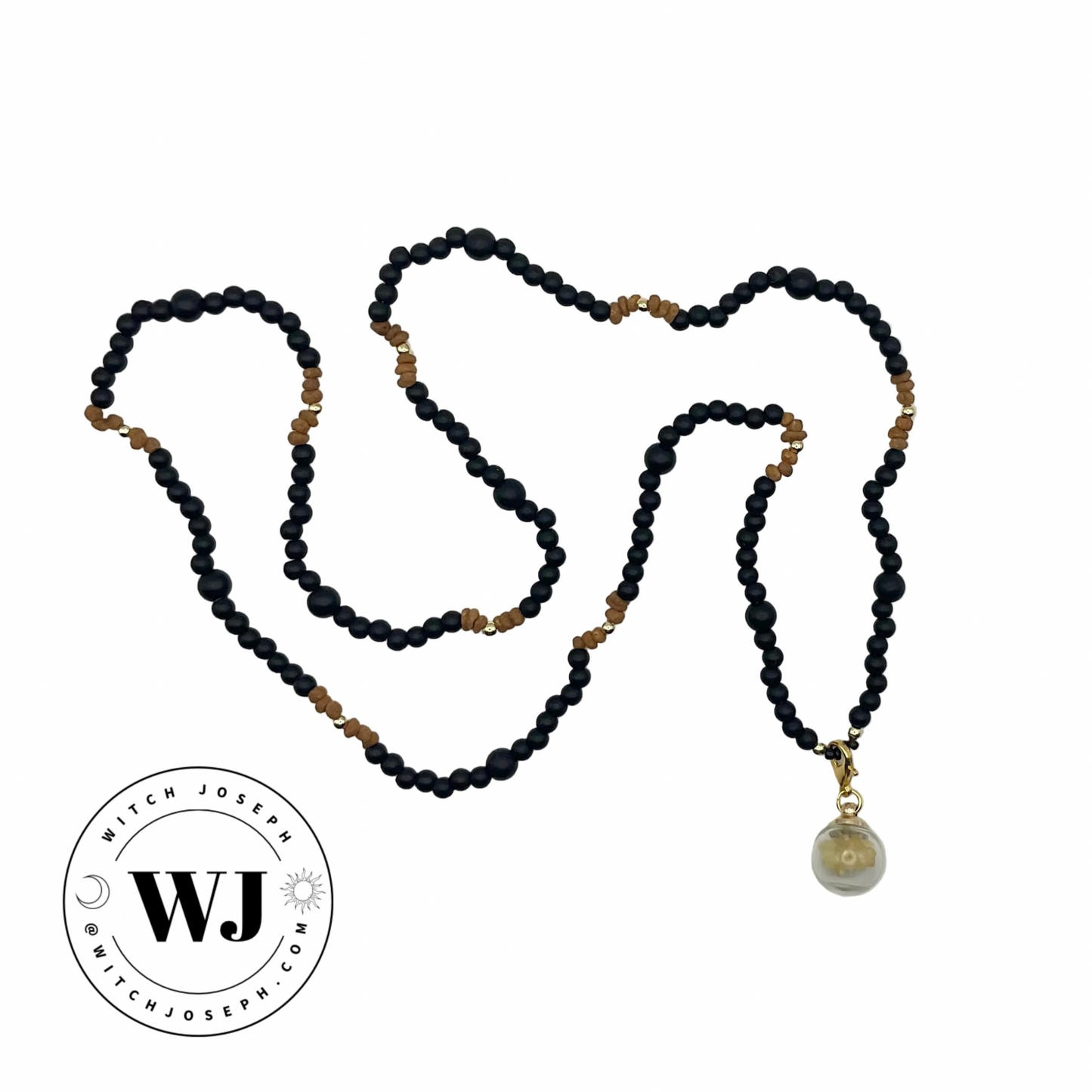 three kings necklace on a white background with the witch joseph logo