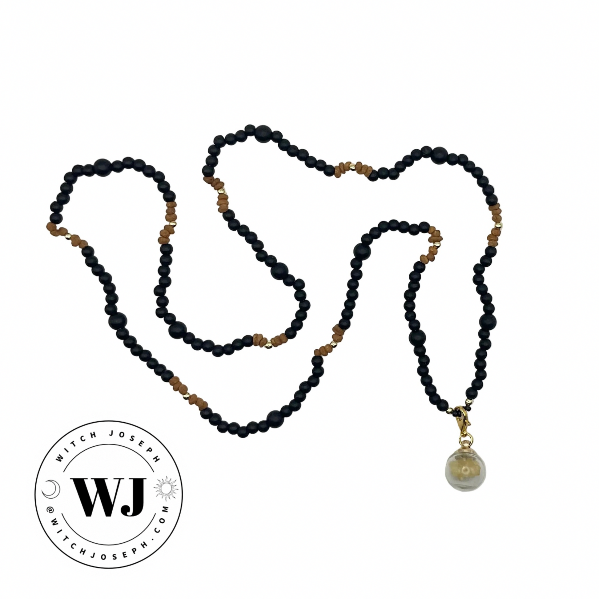 three kings necklace on a white background with the witch joseph logo