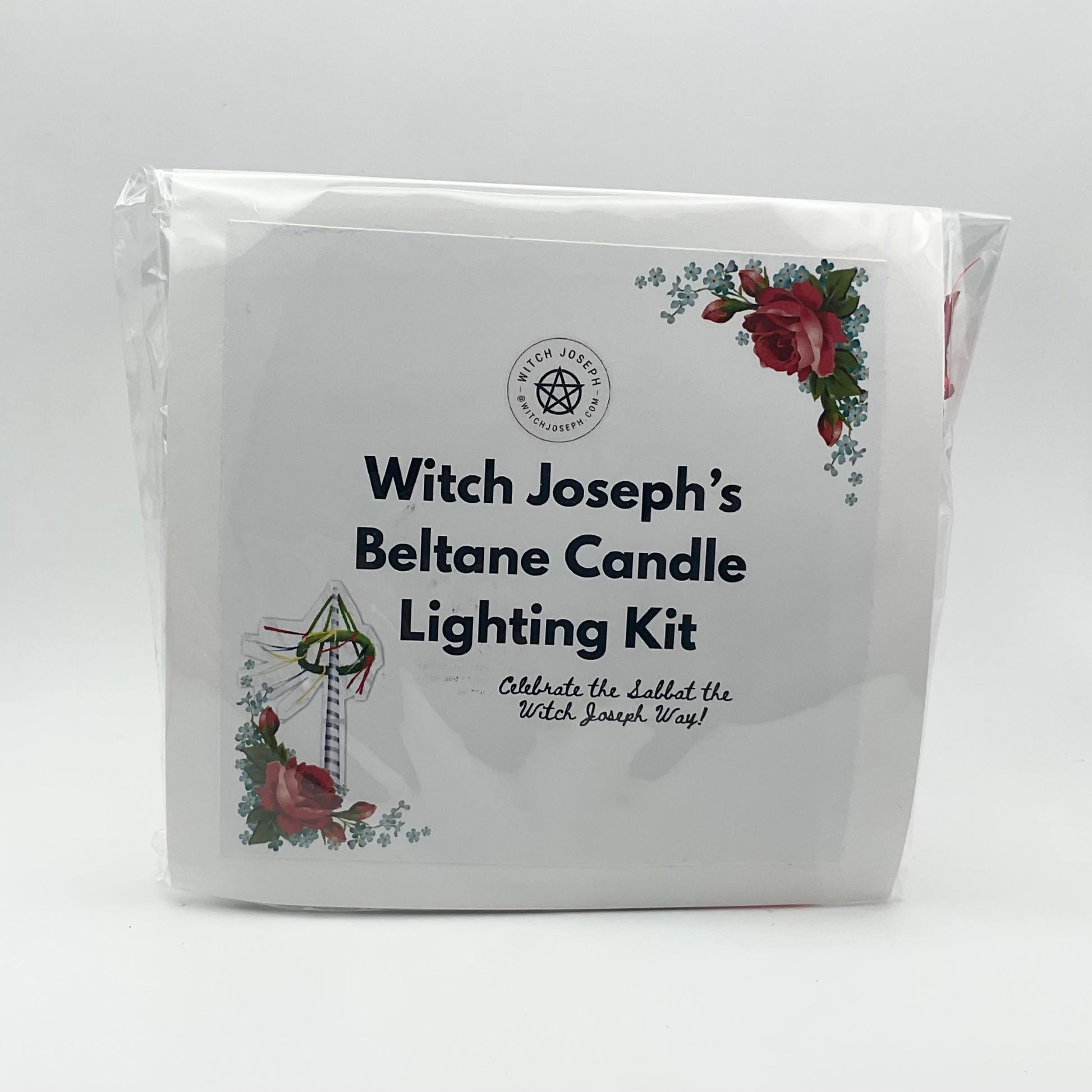 Witch Joseph's Beltane Candle Lighting Kit package on a white background