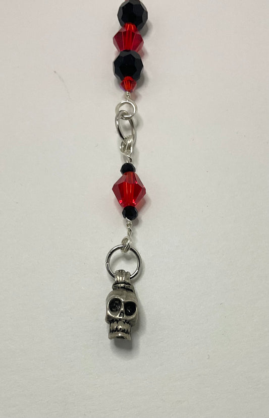 Halloween Skull Car Charm