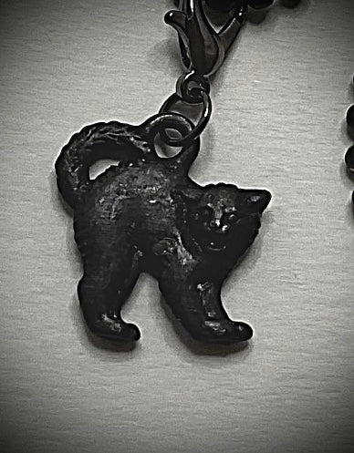 Black Cat Charm Necklace