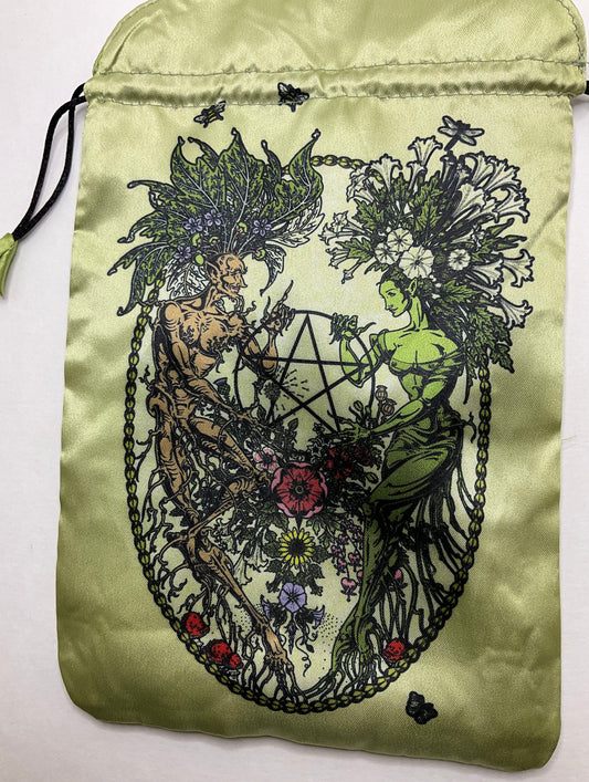 Magickal Botanical Tarot Bag