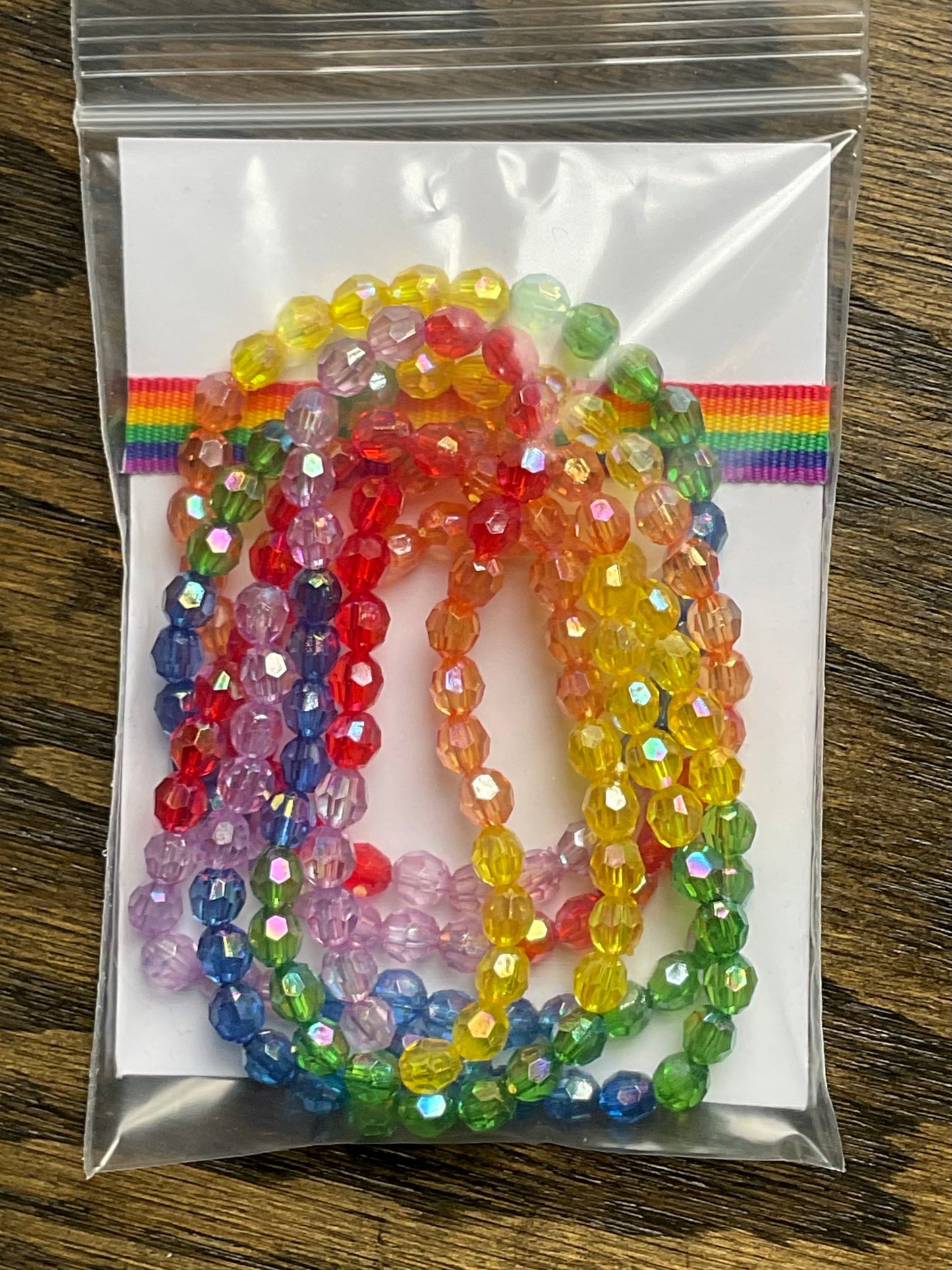 Rainbow Pride Stretch Bracelets Multi