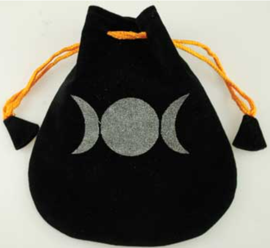 Triple Goddess Velveteen Bag