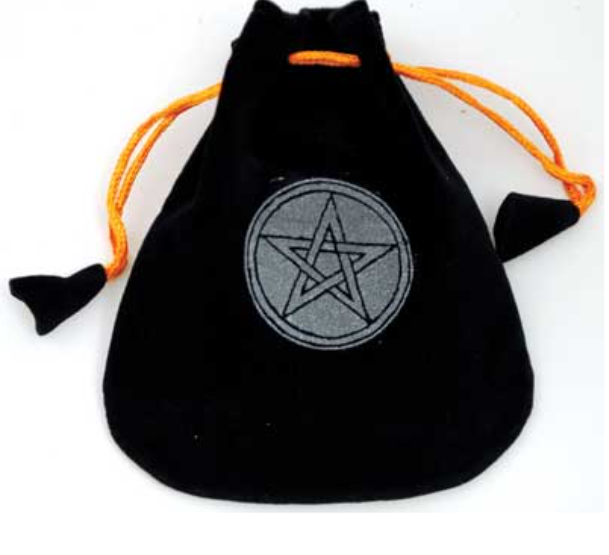 Pentagram Black Bag