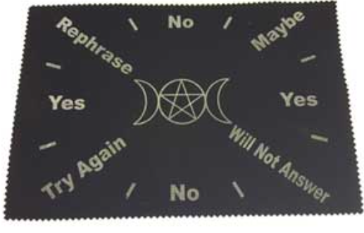 Triple Moon Pentagram Pendulum Mat