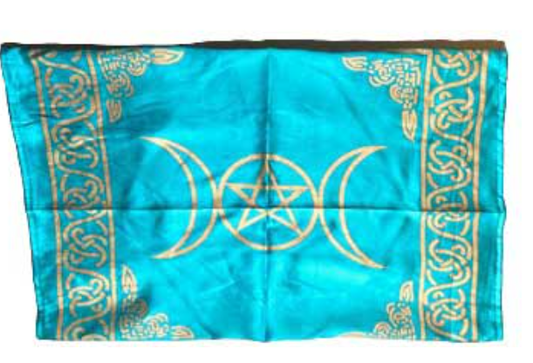 Turquoise Triple Moon Cloth