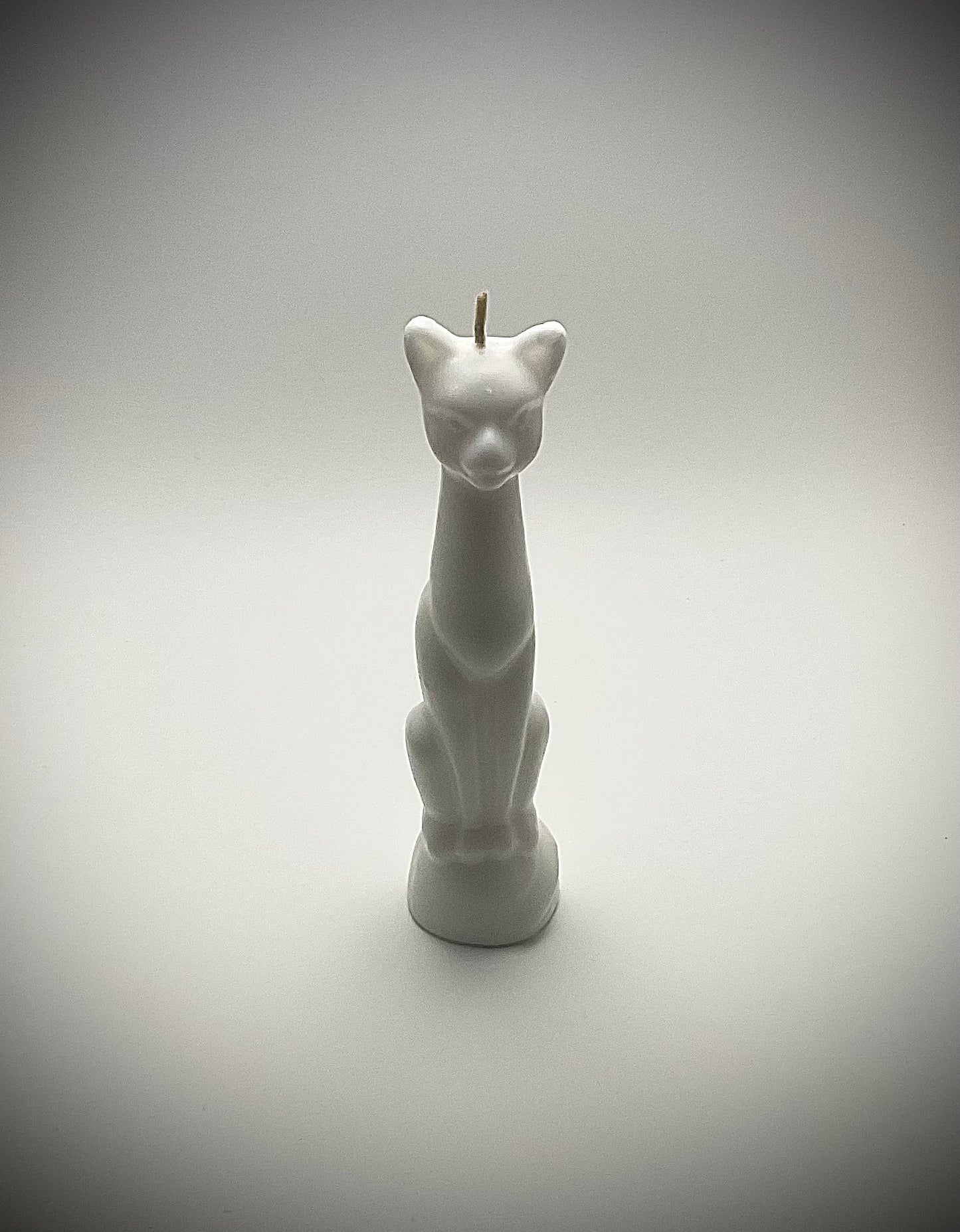 White Cat Candle