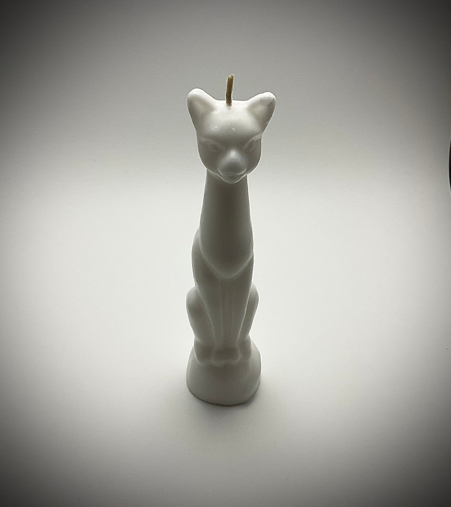 White Cat Candle