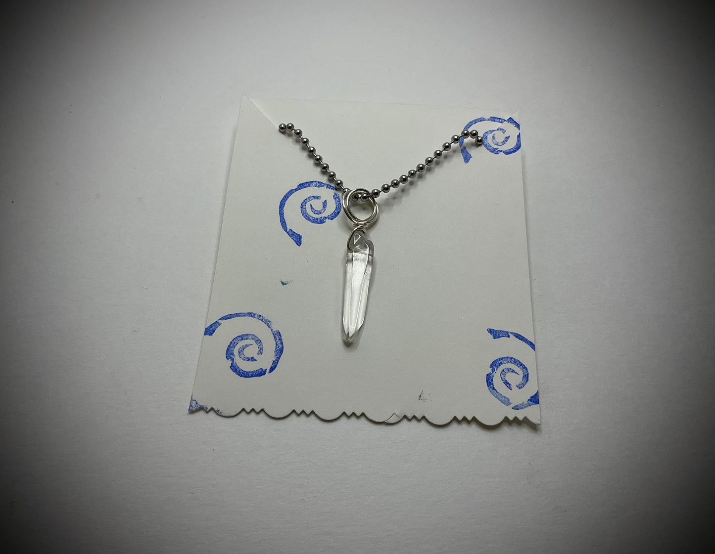 Quartz Crystal Charm Necklace