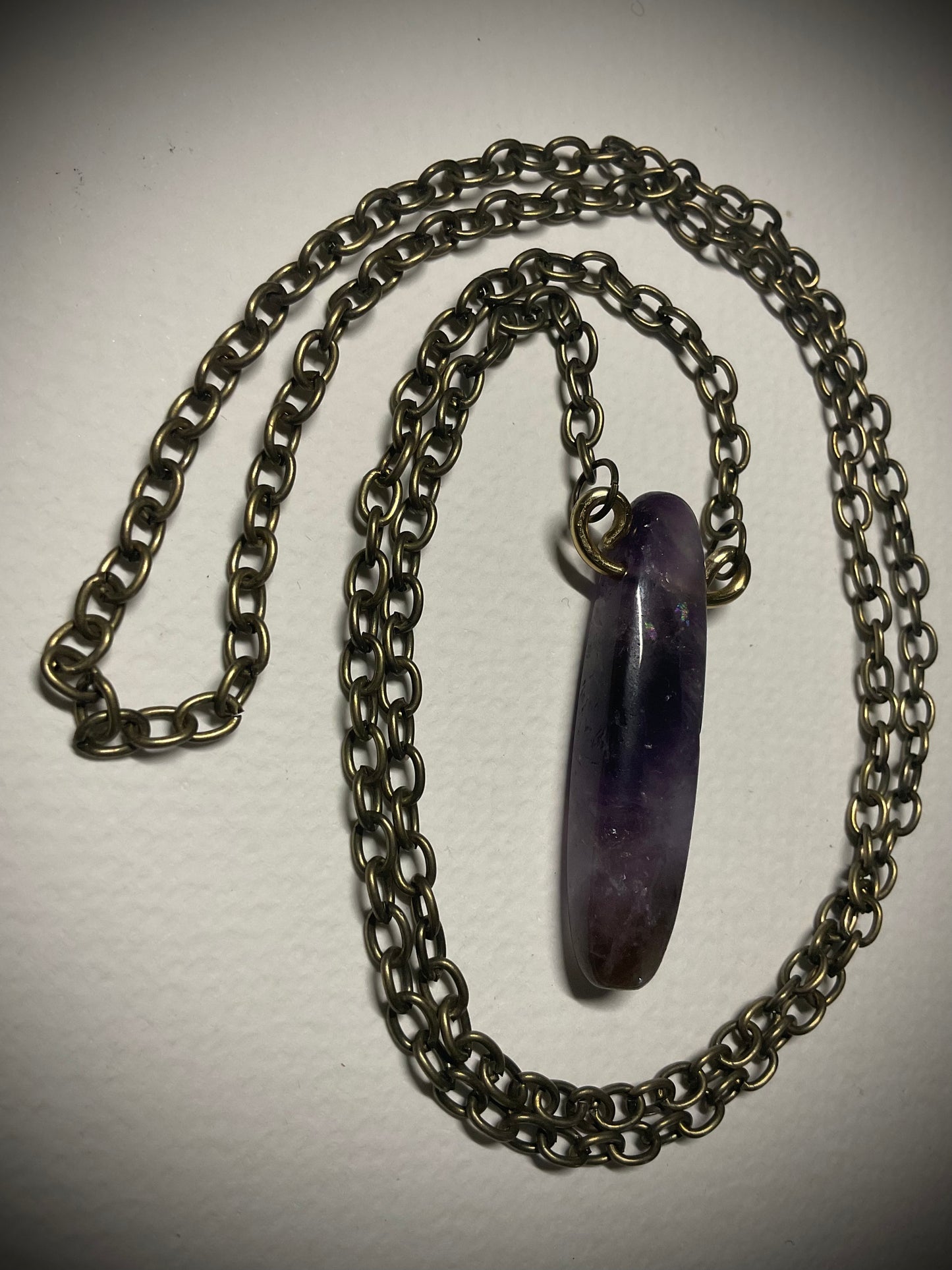 Amethyst Pendant Necklace